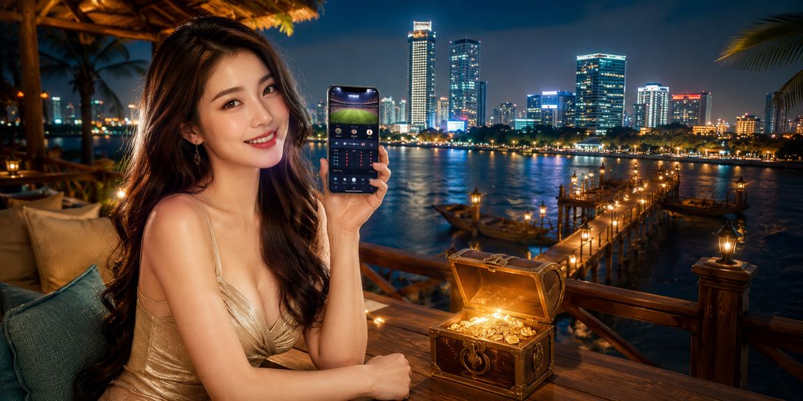 Người dùng Hà Nội kiểm tra thông tin cược trên điện thoại tại bãi biển