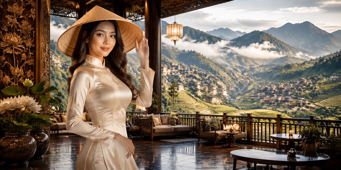 Hướng dẫn nạp tiền thưởng tại Sa Pa với nón lá truyền thống